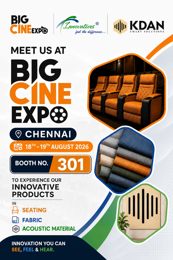 Meet Us at Big Cine Expo 2026 Chennai - Booth No 301 - Innovatives Fabric